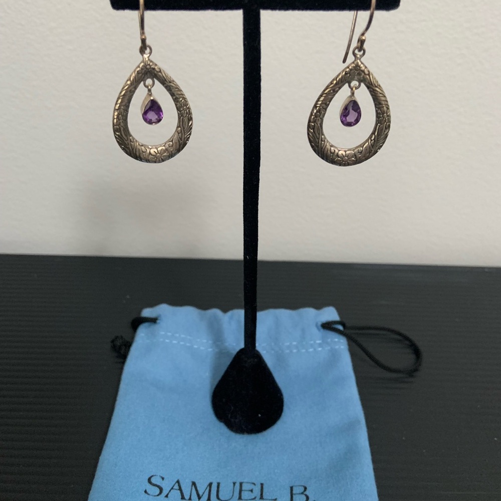 Samuel B sterling earrings. - Picture 3 of 4